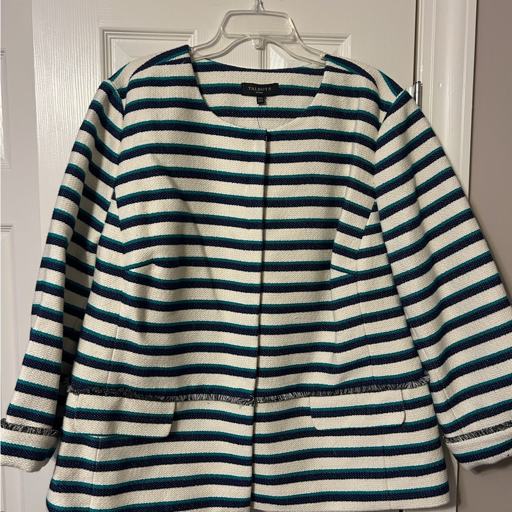 Talbots Striped Jacket
